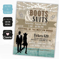 country western barn dance invitation